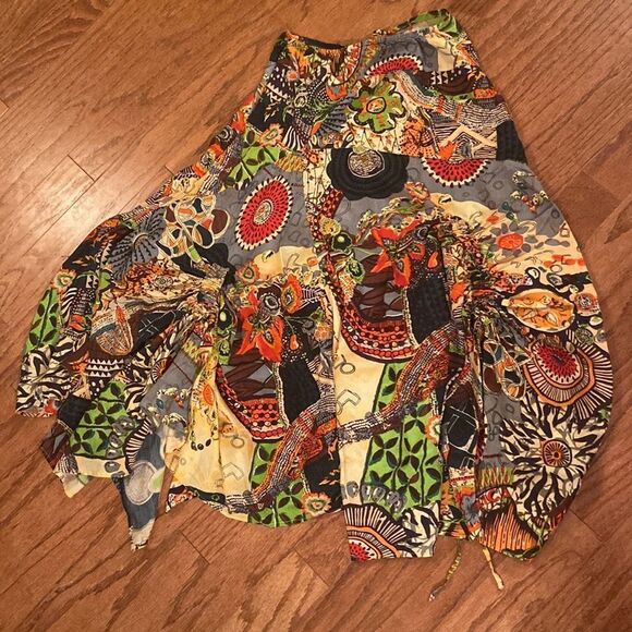 Sterling Styles size small I believe, see waist measurement long colorful skirt - Picture 11 of 11